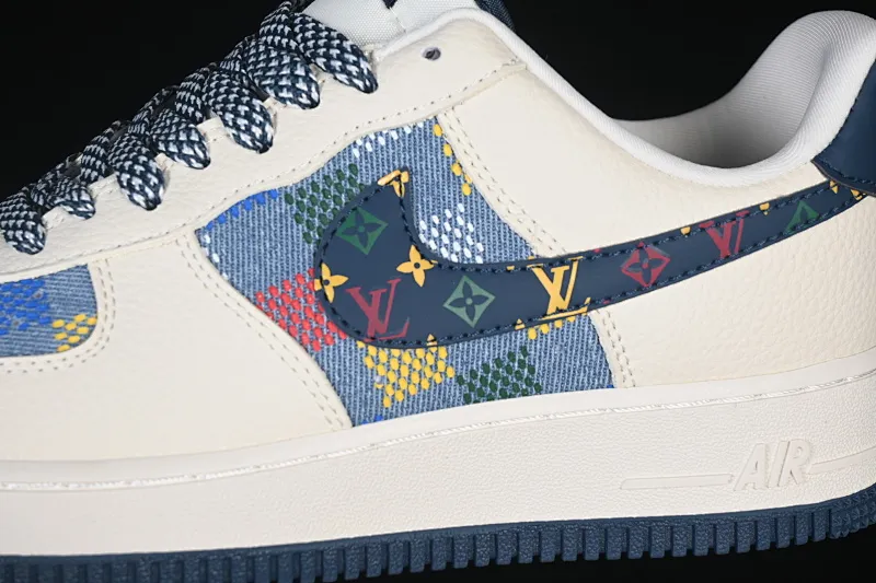 All categories Nk Air Force 1 Air Force series Nk Air Force 1 Low Air Force low-top Nike Air Force 1'07 Low LV joint beige color print Air Force 1 low-top casual sneakers LD1999-005